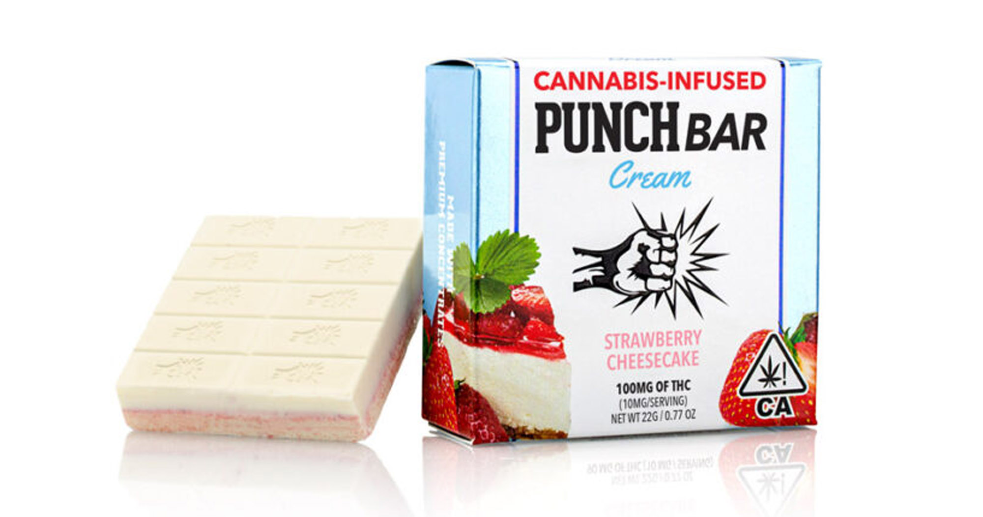 Punch Bar Strawberry Cheesecake Edibles